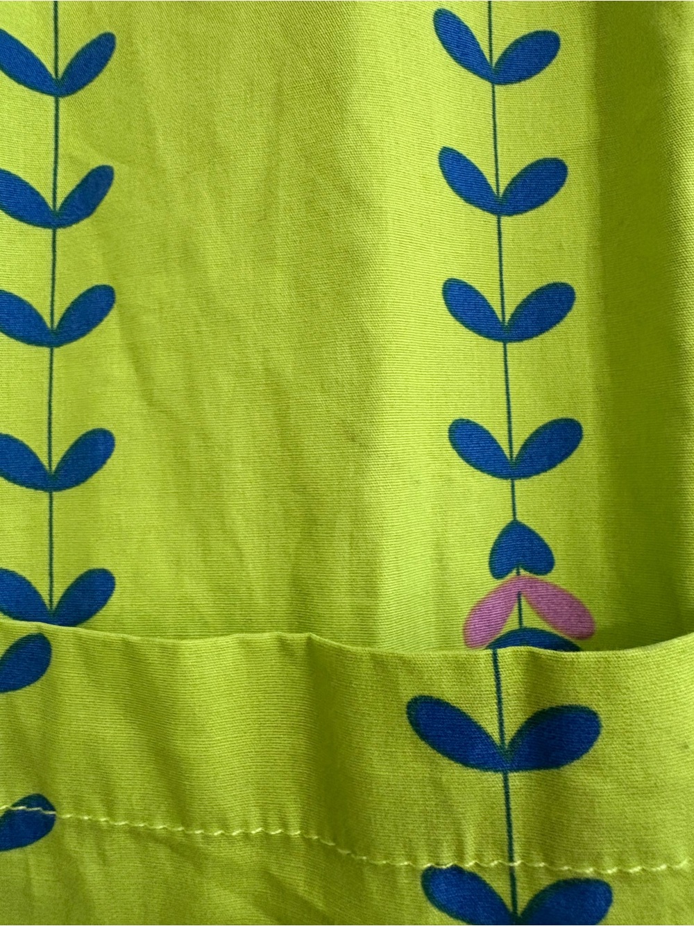 Karlie Lime Green Short-Sleeve Button Mini Floral Dress Motif Detachable Belt - Picture 4 of 7